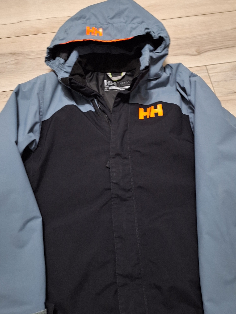 Helly Hansen Youth Boys Two-Tone Hooded Winter Ski Jacket Size 14